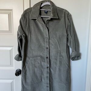 GAP Olive Green Long Sleeve Dress